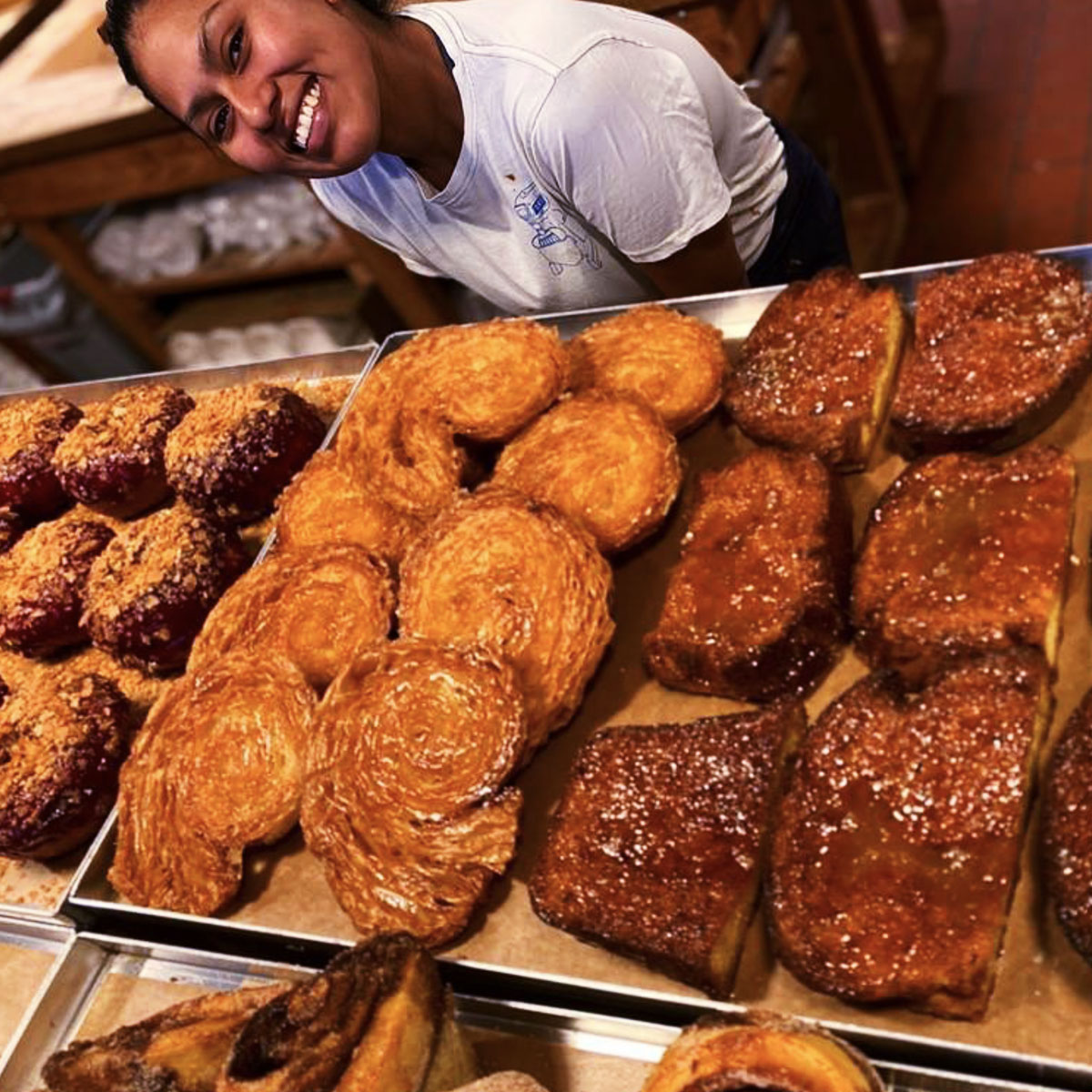 Cardamom palmiers. Brown butter & honey brioche. Sonia